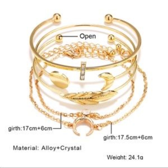 ⭐️Beautiful Gold Bracelet Set⭐️ - Picture 5 of 5